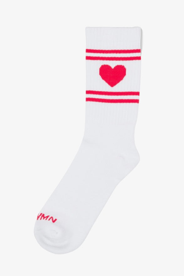 Les Chaussettes - White / Red