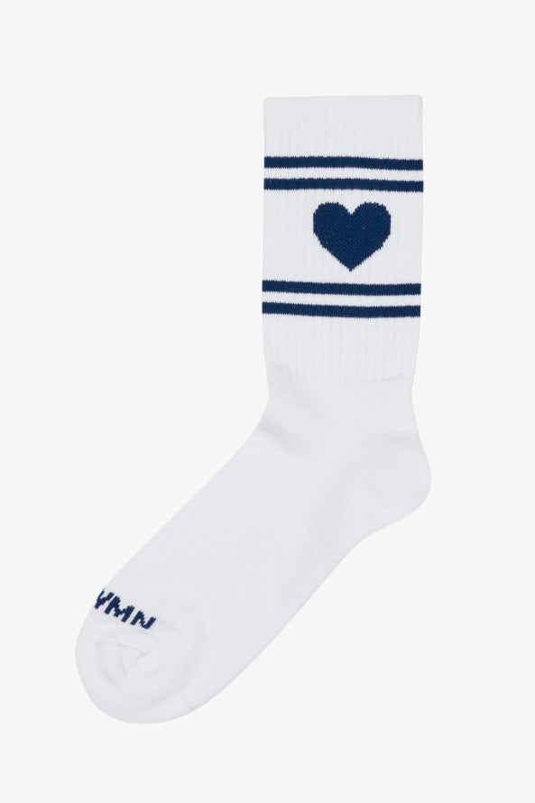 Les Chaussettes - White / Navy