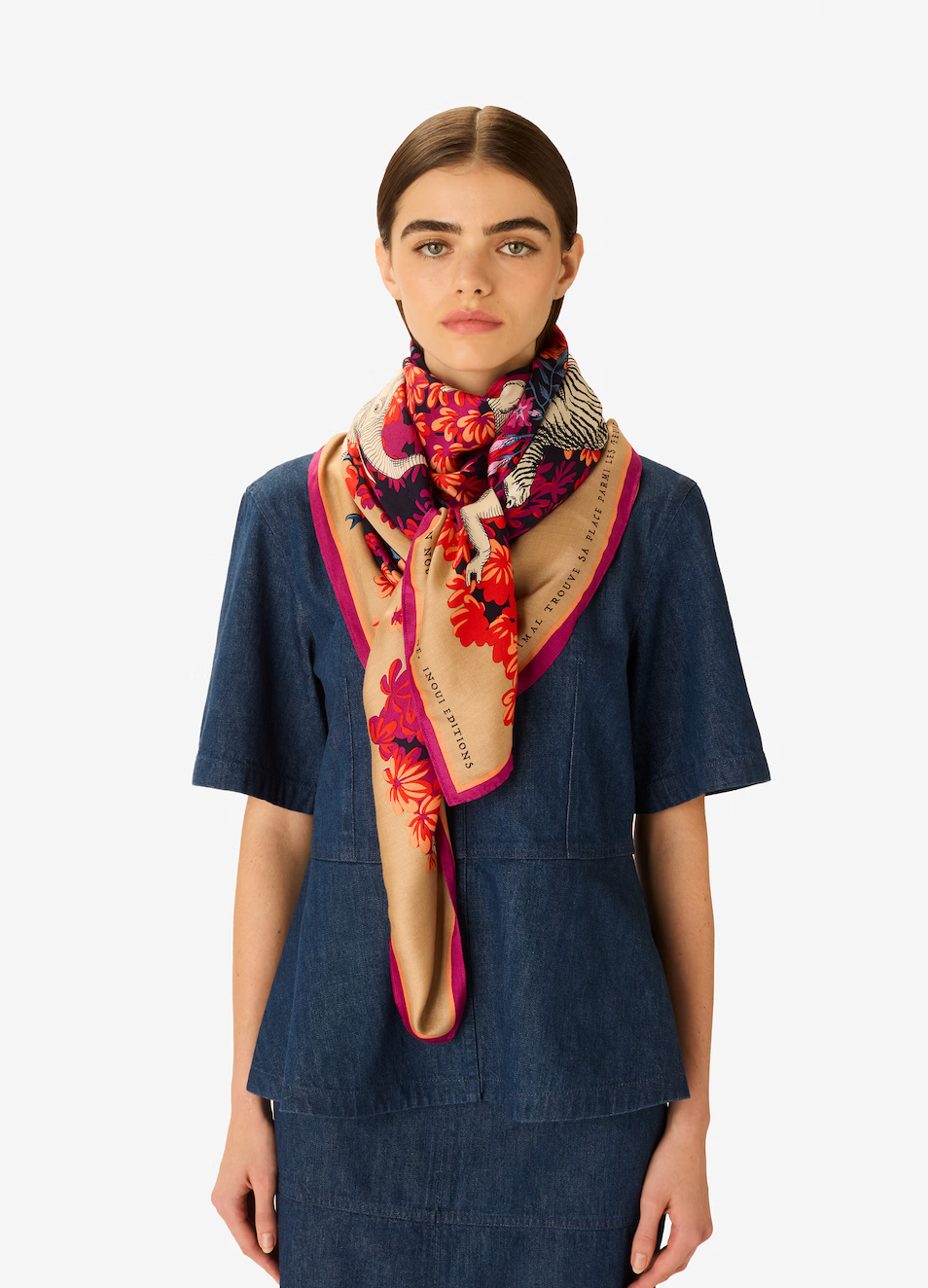 Square 130 - Bestiaire - Fuchsia