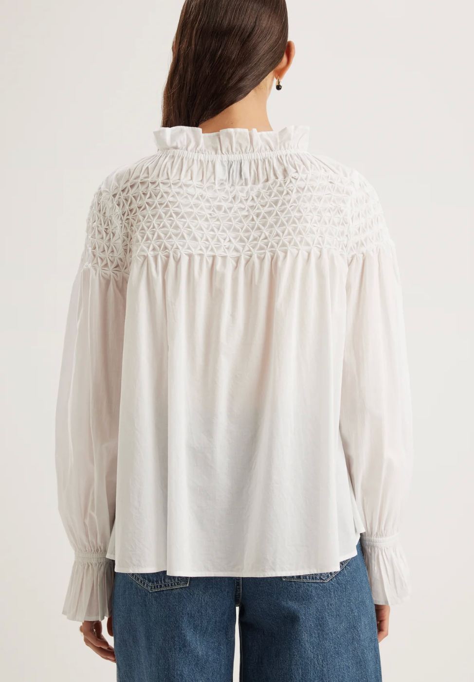 Majorelle Blouse - White