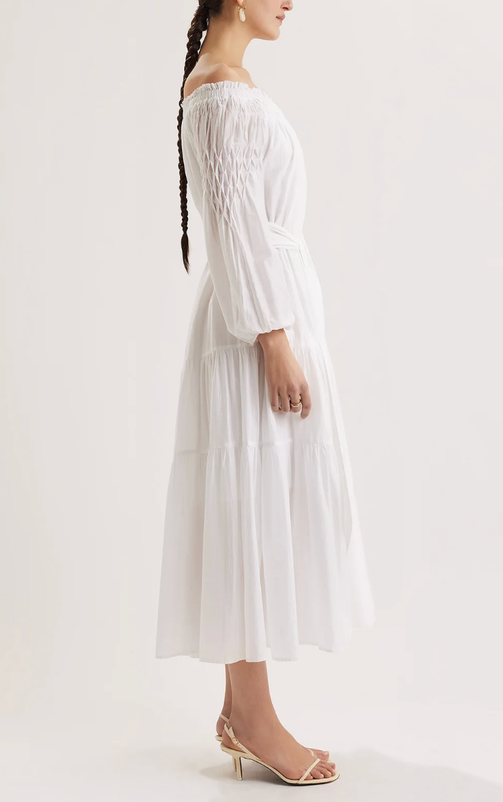 Zaria Dress - White