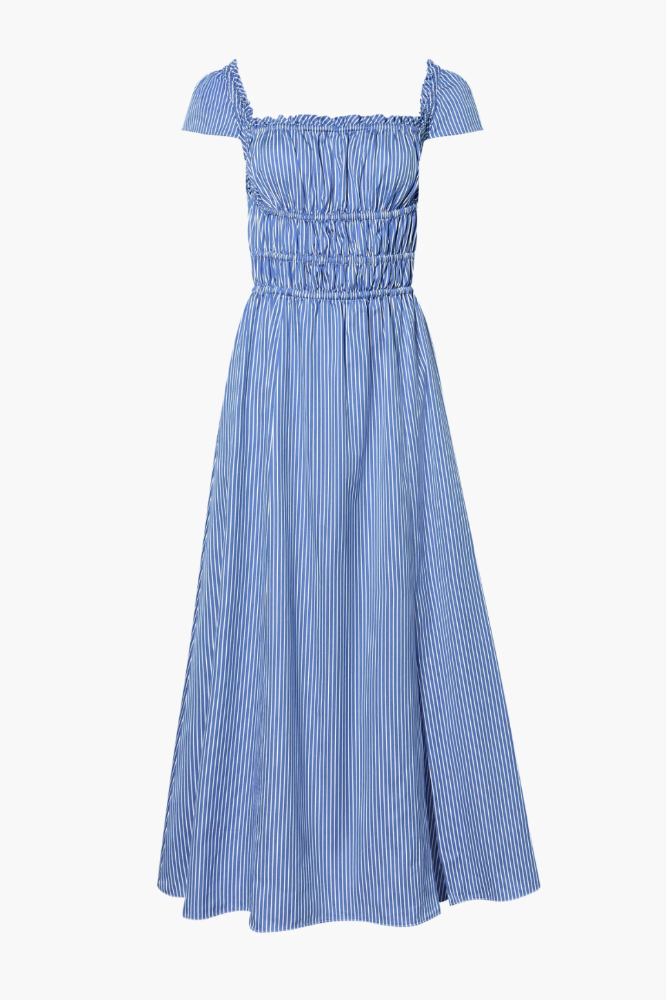 Lily Dress - Azure Stripe