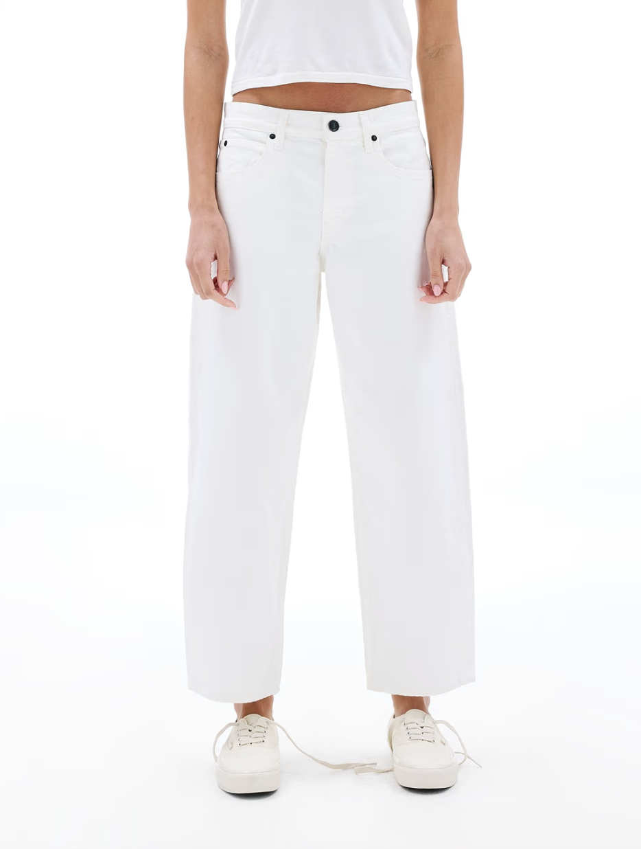Jamie Ankle Curve - White