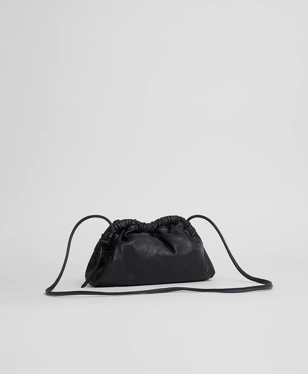 Mini Cloud Clutch - Black / Flamma