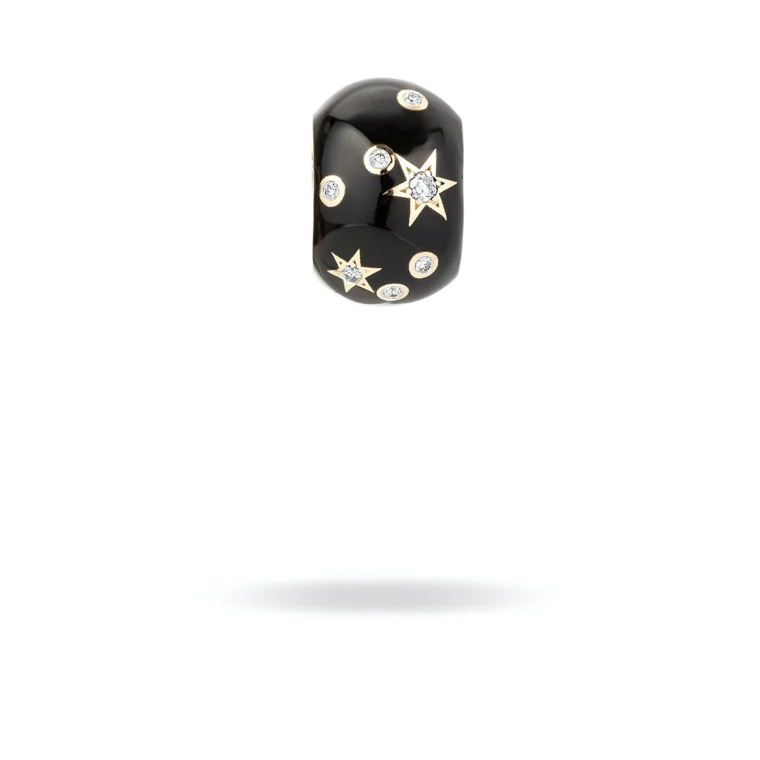 Zodiac Ceramic + Diamond Big Bead (By Special Order)