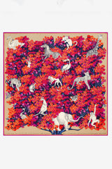 Square 130 - Bestiaire - Fuchsia