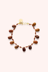 Harper Drops & Beads Bracelet - Jaspe Rouge