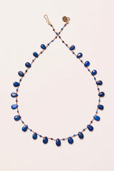 Canyon Drops & Beads Necklace - Lapis Lazuli