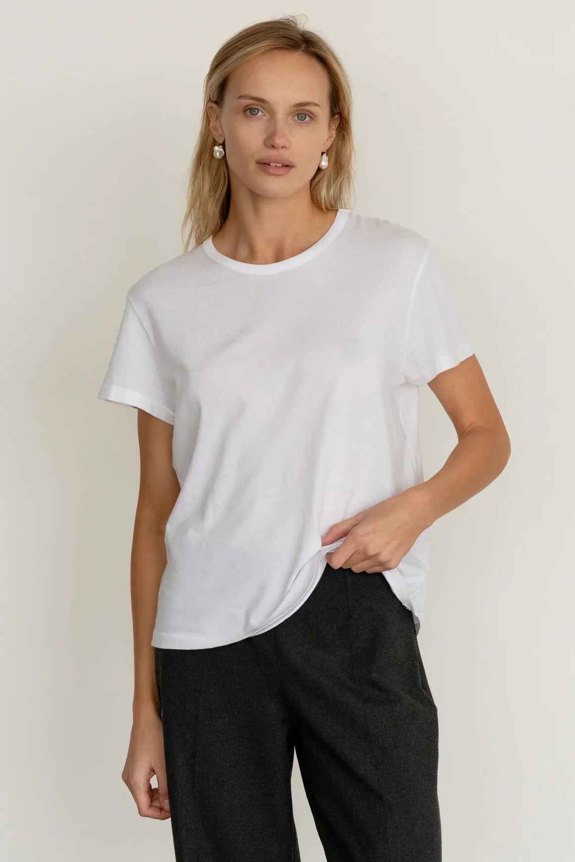 The Jersey Tee - Powder