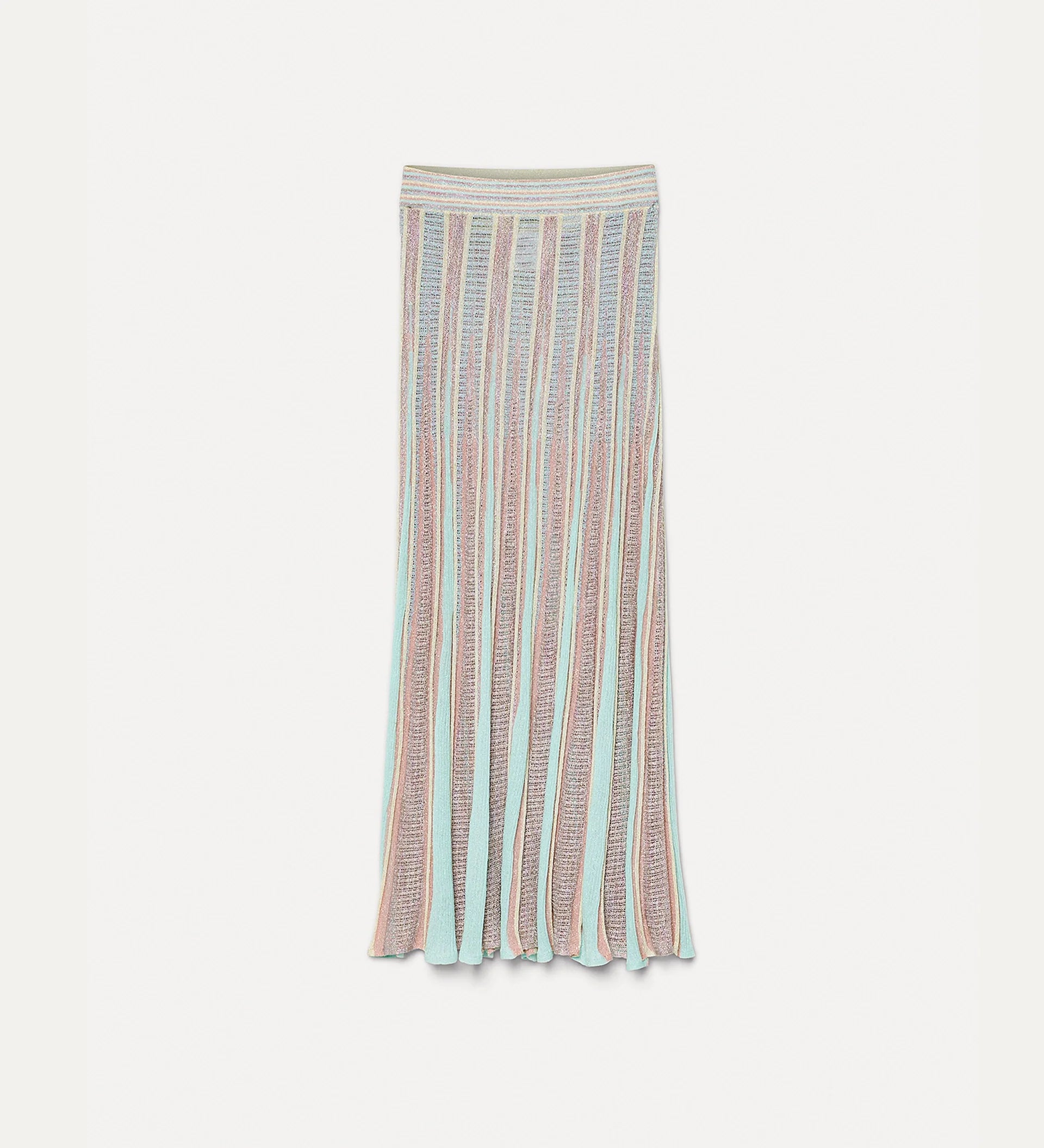 14942_My Skirt - Long “Les Folies” Jacquard Tulip Skirt - Lucente