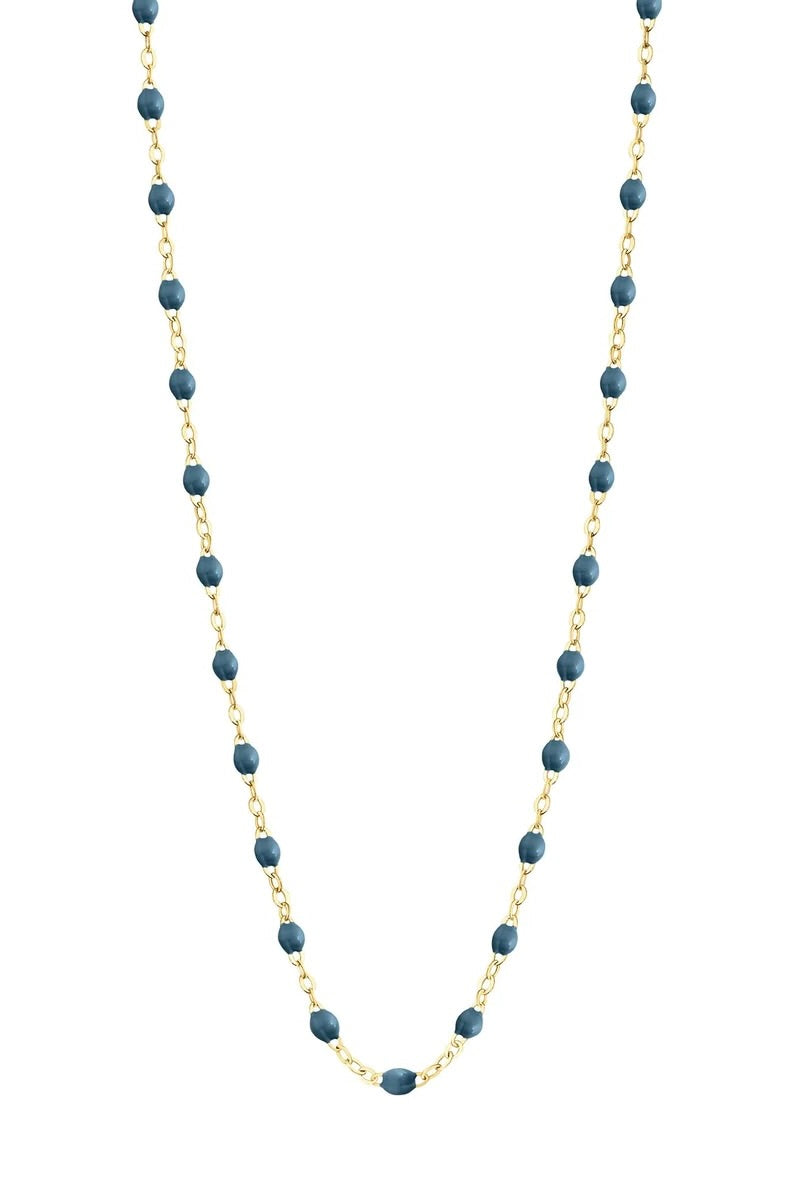 16.5" Classic Gigi Necklace - Jeans + Yellow Gold