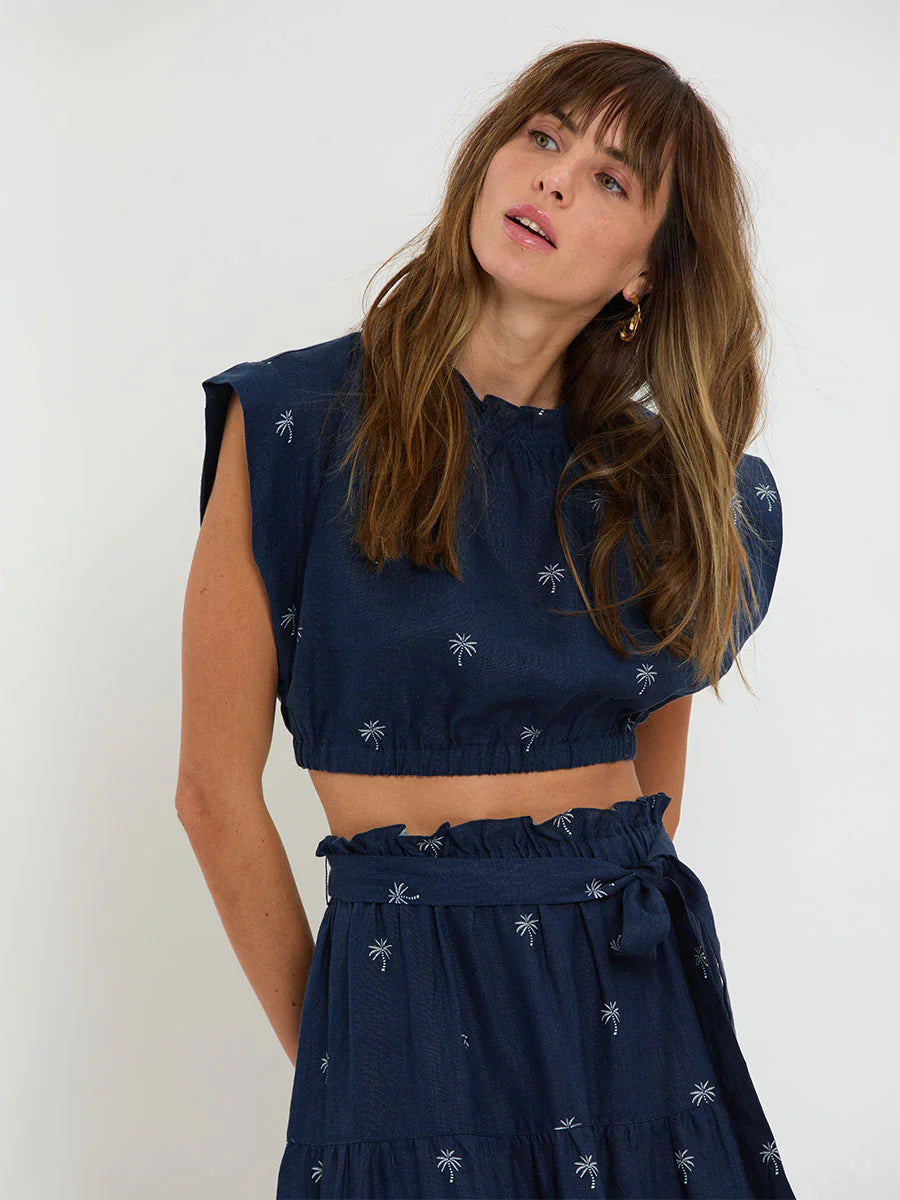 Sanaa Skirt - Zafi Navy