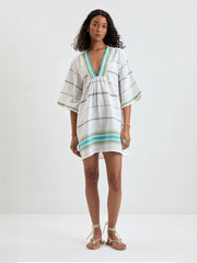 Belkis V-Neck - Genet Mint