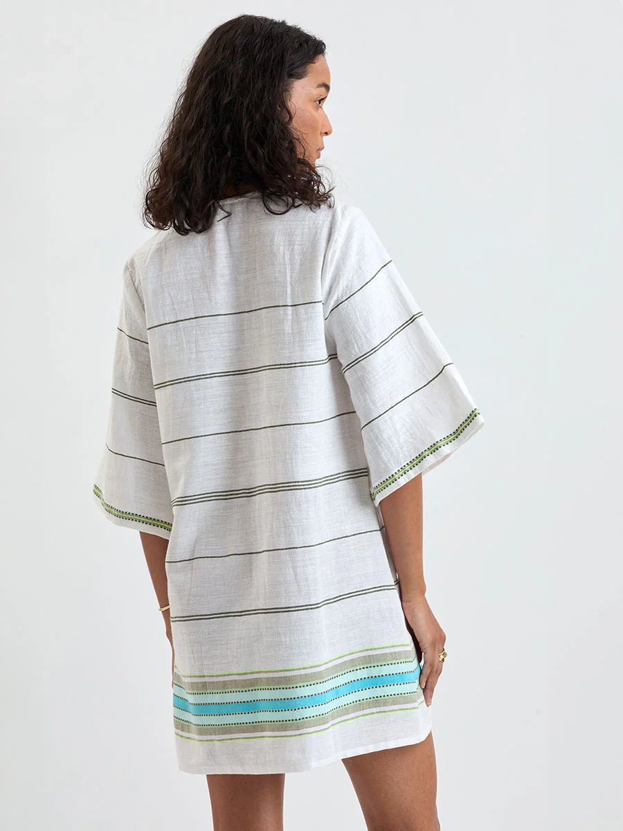 Belkis V-Neck - Genet Mint