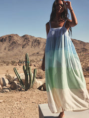 Eda Slip Dress - Nefas Mint