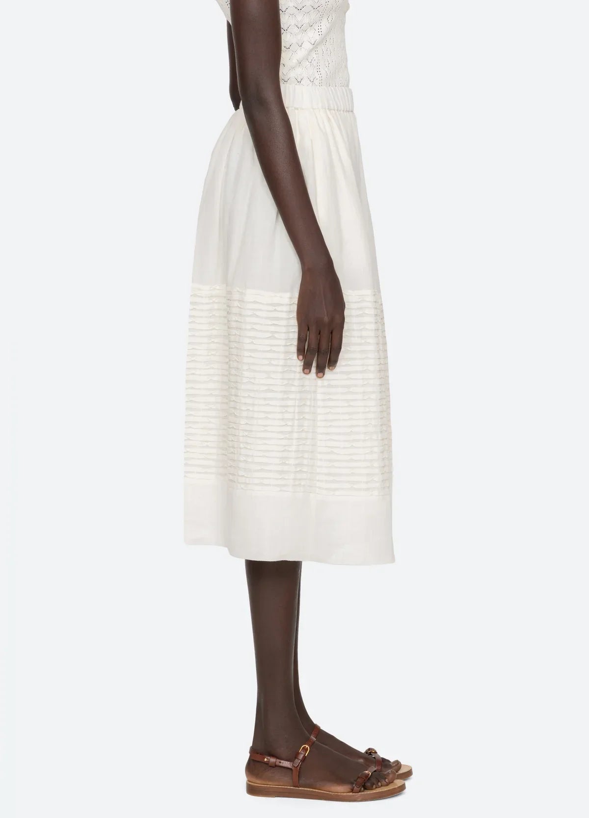 Violet Skirt - White